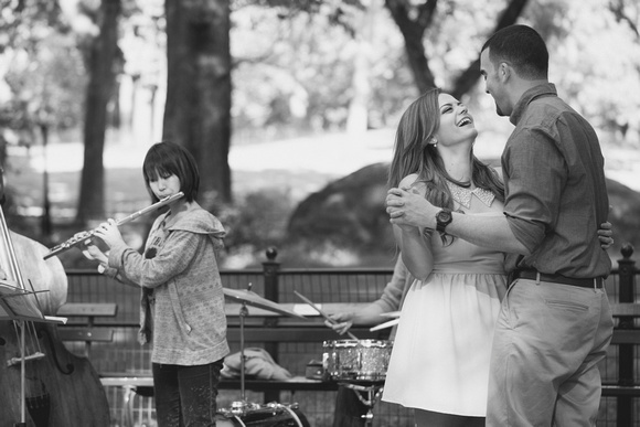 Danielle and Manny Central Park Engagement Photos