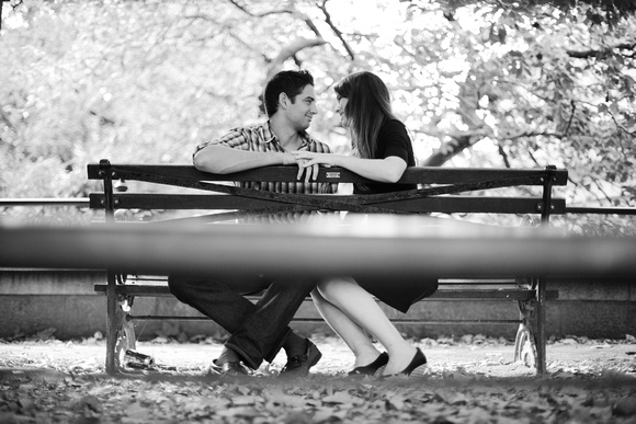 Lena and Brian engagement photos at Central Park