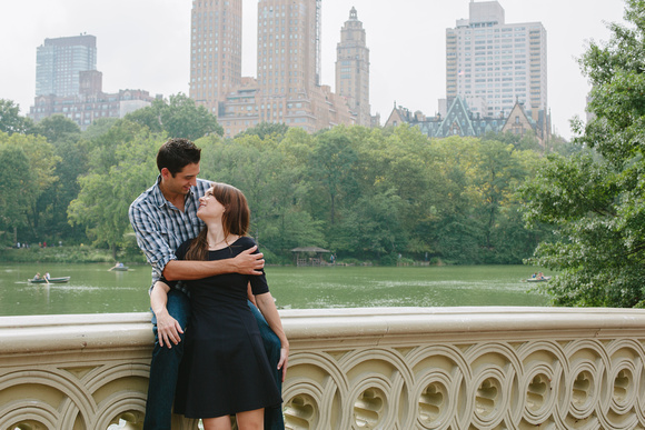 Lena and Brian engagement photos at Central Park